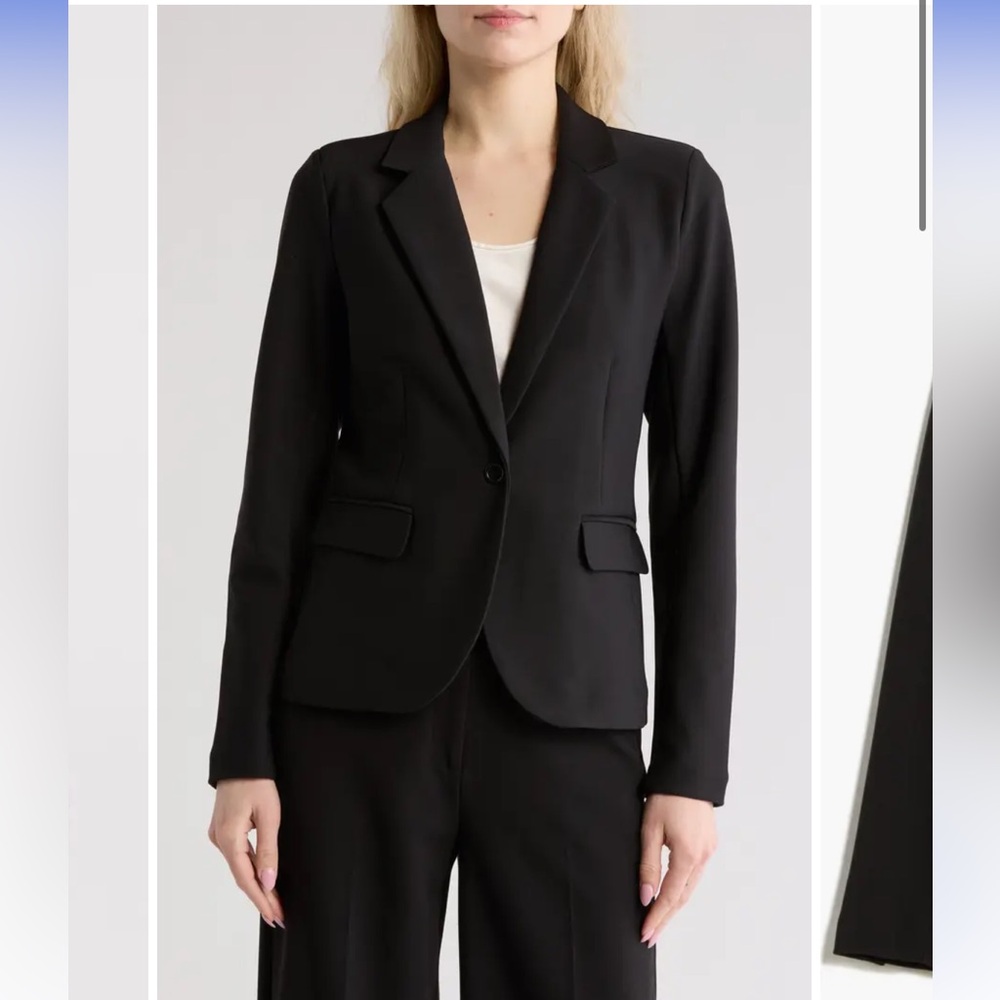 Nordstrom Rack Black Blazer, Like New, Small, Stretchy